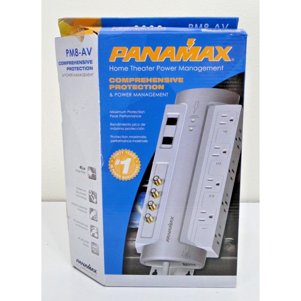 Panamax PM8-AV‎ Power Comprehensive  Home Theatre Management System New